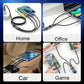 Câble de charge multi-connecteurs 100W 3in1 Fast charging