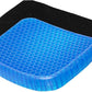 Coussin orthopédique de gel nid d'abeille respirable et confortable وسادة مقعد جل لتقويم العظام مسامية ومريحة