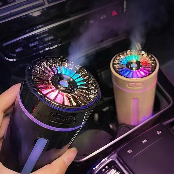 USB Arom Humidifier مرطب هواء السيارة مع خاصية العلاج بالروائح
