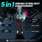 Chargeur de Voiture 5-en-1 Starlight Rétractable Diffuseur d’Arôme Intégré