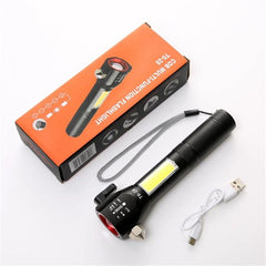 مصباح يدوي متعدد الوظائف COB Multi-function Flashlight