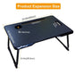 مكتب كمبيوتر محمول قابل للطي للسرير Bureau d'ordinateur portable pliable pour lit