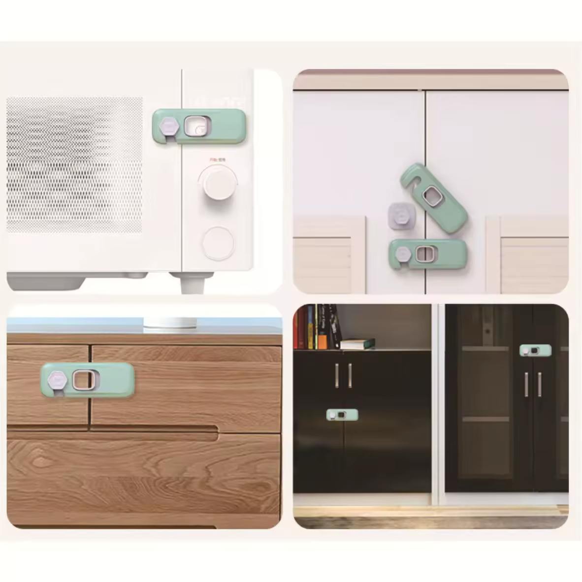 قفل أمان لخزانة الثلاجة والباب Serrure de sécurité pour armoire réfrigérateur et porte