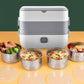 LunchBox Électrique Multifonction علبة غداء كهربائية متعددة الوظائف حاوية تسخين وطهي من الفولاذ المقاوم للصدأ