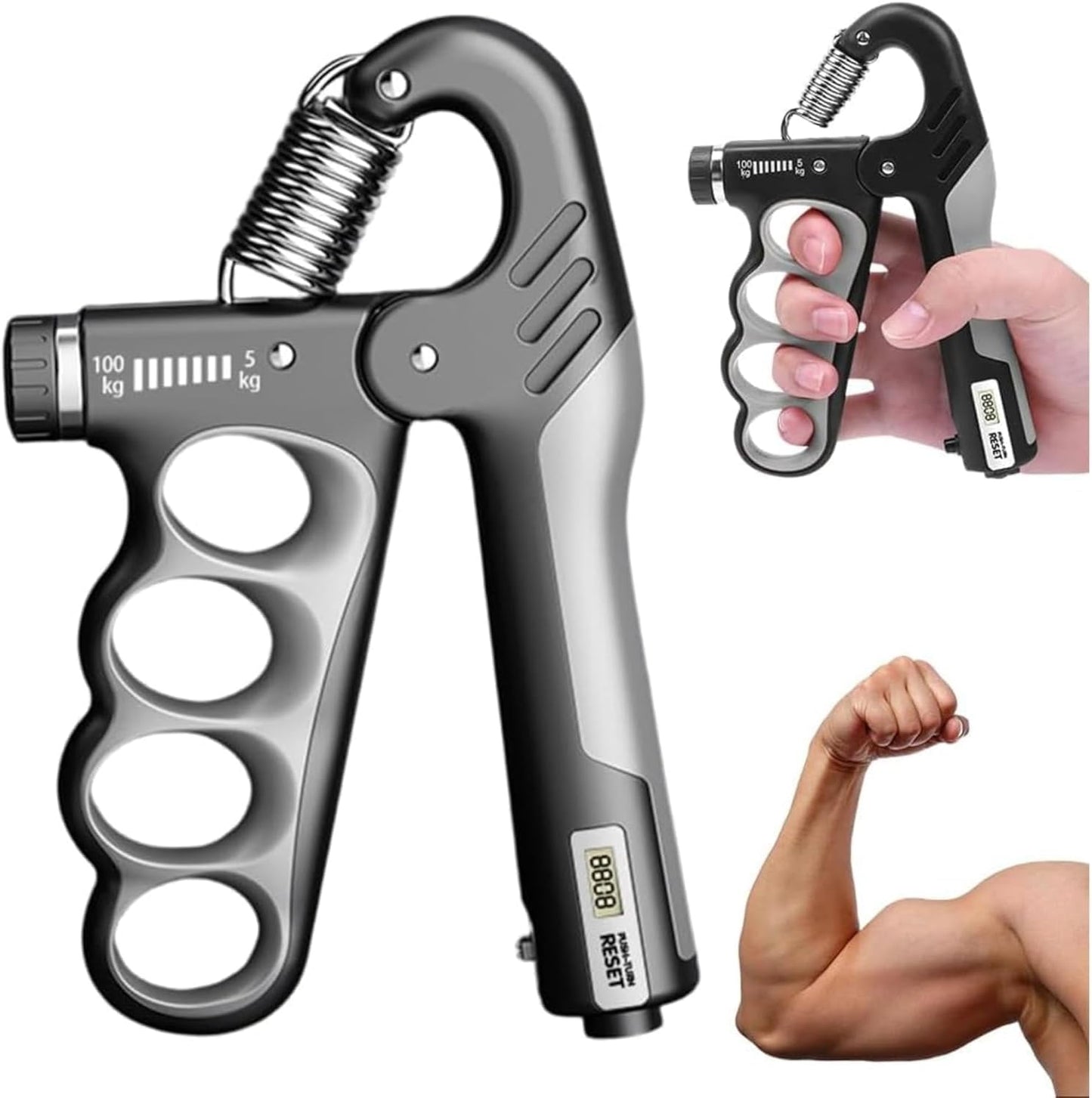 جهاز تدريب إلكتروني لتقوية قبضة اليد Électronique Grip Musculation Main