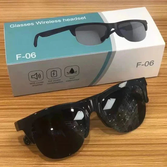 F06 lunettes intelligentes écouteur Anti-Blu-ray stéréo نظارات ذكية F06 مزودة بسماعات ستيريو مضادة للأشعة الزرقاء ومكبرات صوت