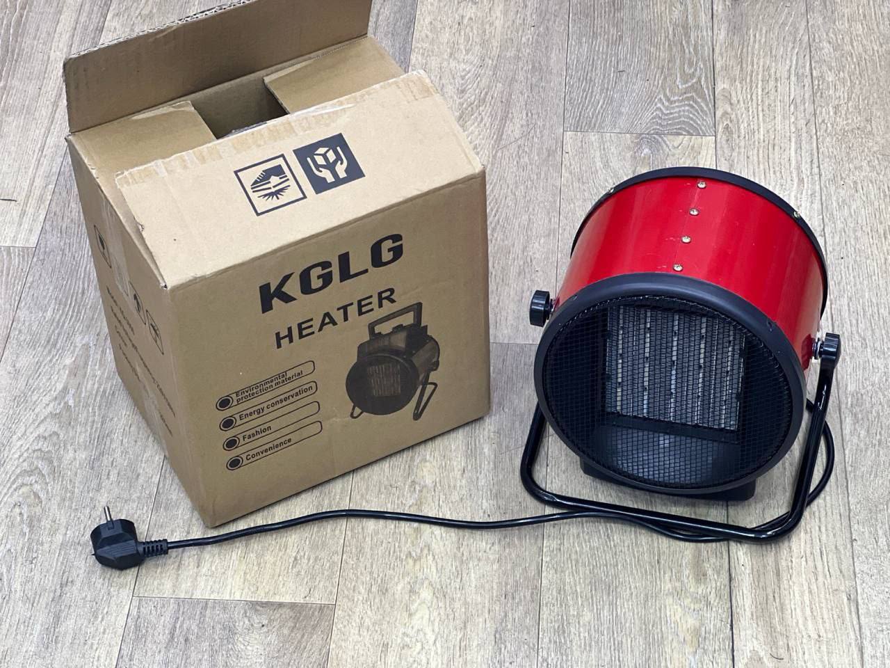 KGLG Heater سخان كهربائي محمول KQ-3000 بقوة 2200 واط، سخان صناعي للمساحات الصغيرة، زاوية قابلة للتعديل حتى 90 درجة