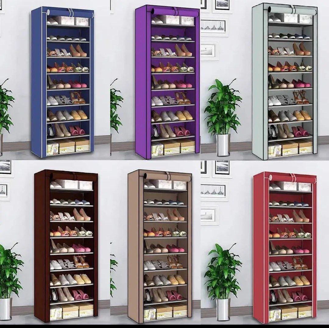 رف أحذية قماش 9رفوف Étagère A Chaussures en tissus 9 étagères