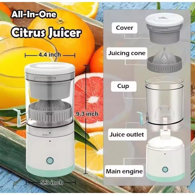 Citrus Juicer Mini Presse-agrumes éléctrique portable jus479, Chargeur USB عصارة حمضيات كهربائية صغيرة محمولة