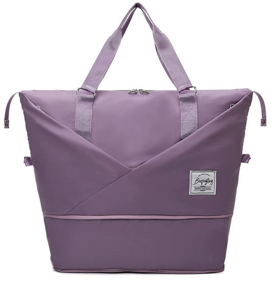 Sac de voyage pliable de grande capacité حقيبة سفر قابلة للطي بسعة كبيرة، حقيبة سفر خفيفة الوزن مقاومة للماء