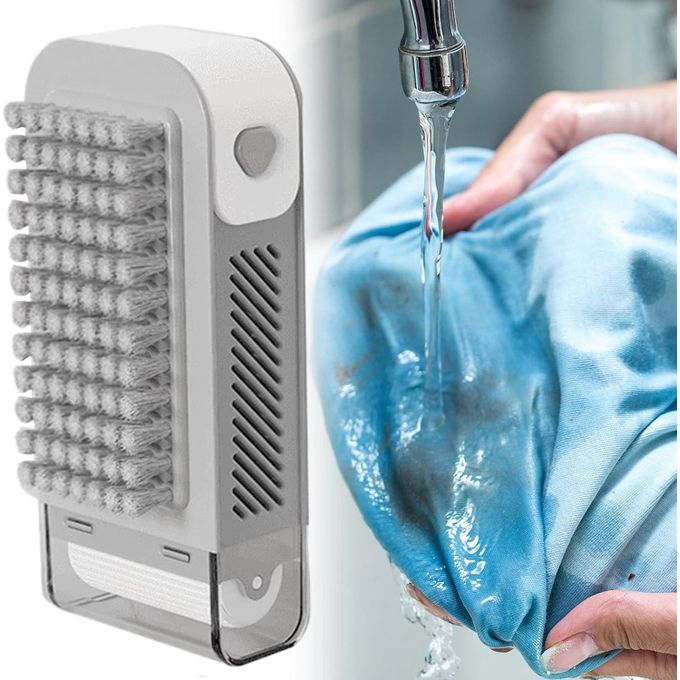 brosse de nettoyage multifonction علبة صابون متعددة الوظائف مع فرشاة مدمجة ورول رغوي