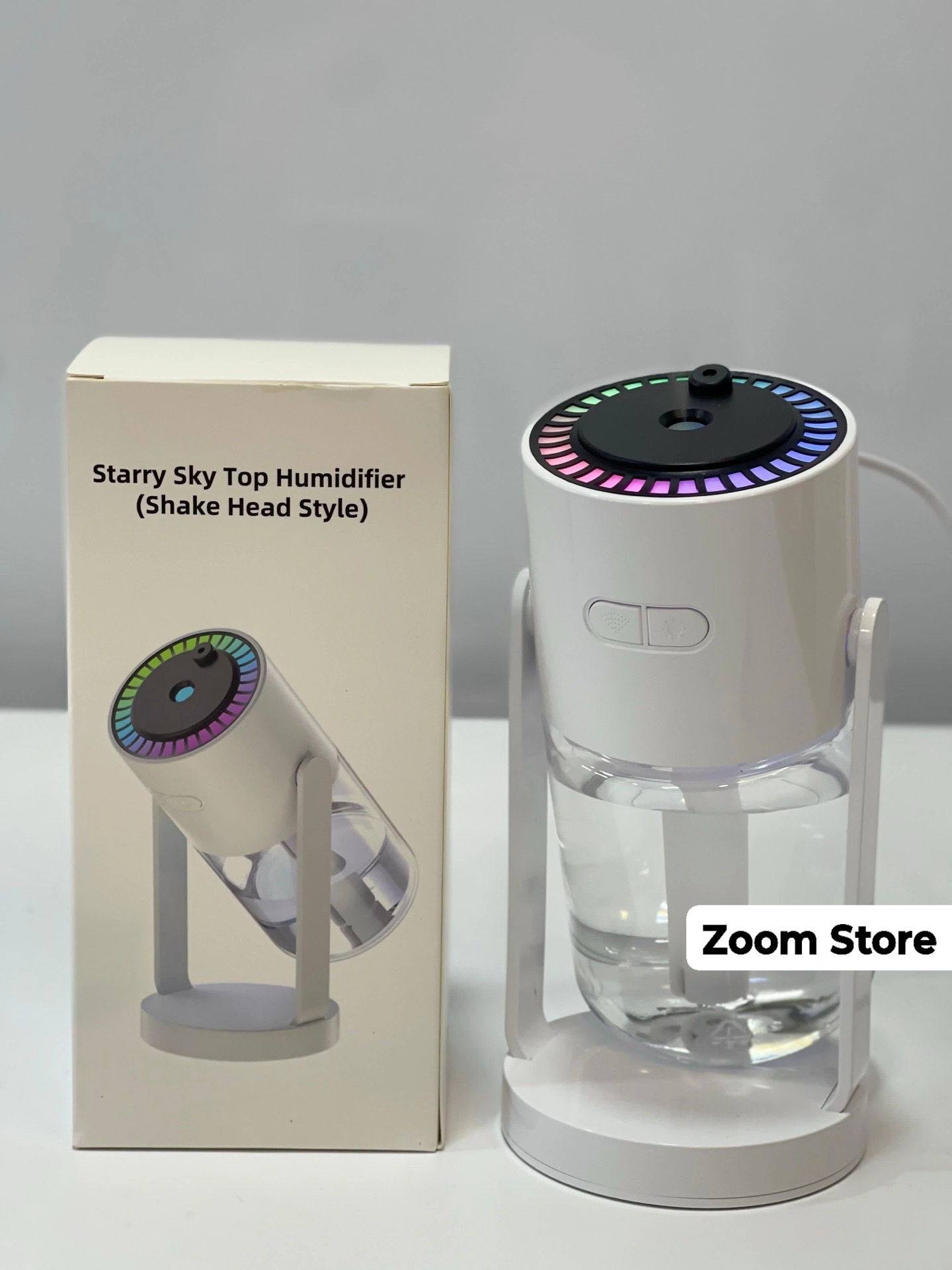 Projecteur d'étoiles, veilleuse et projecteur d'étoiles Humidificateur d'air silencieux, diffuseur d'huile et veilleuse مرطب هواء ستار سكاي العلوي