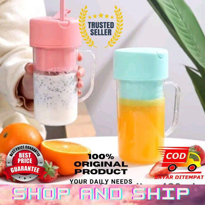 HB-08 340ml Mixeur Portable 340 ml Blender Smoothie Mini pour Jus Frais خلاط سموثي صغير محمول سعة 340 مل للعصائر الطازجة