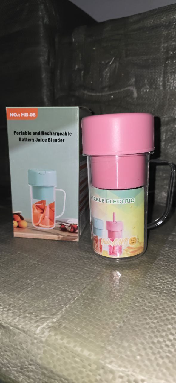 HB-08 340ml Mixeur Portable 340 ml Blender Smoothie Mini pour Jus Frais خلاط سموثي صغير محمول سعة 340 مل للعصائر الطازجة