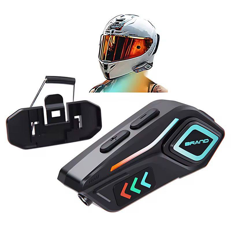 سماعة رأس بلوتوث لخوذة دراجة نارية Kit d'intercom et casque Bluetooth pour moto Tengwei K07