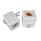 Base de lampe Led قاعدة مصباح LED E27 AC85-265V مزودة بمستشعر حركة PIR، وحامل مصباح يعمل بالاستشعار البشري، ومحول مقبس، ومحول قابل للتعديل