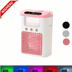 Mini climatiseur Air cooler Fan Ventilateur de refroidissement d'air مروحة تبريد الهواء