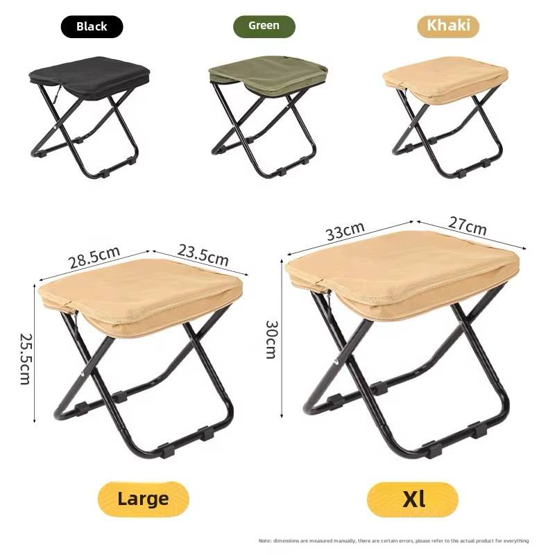 Chaise de pêche pliante portable pour jardin, camping, pique-nique, plage
