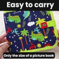 Bloc-Notes Portable Réutilisable pour Enfants avec Stylos