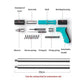 طقم تثبيت على الحائط مع مسدس يدوي وملحقات 100 مسمار Kit de fixation murale avec pistolet manuel et accessoires 100 CLOUS