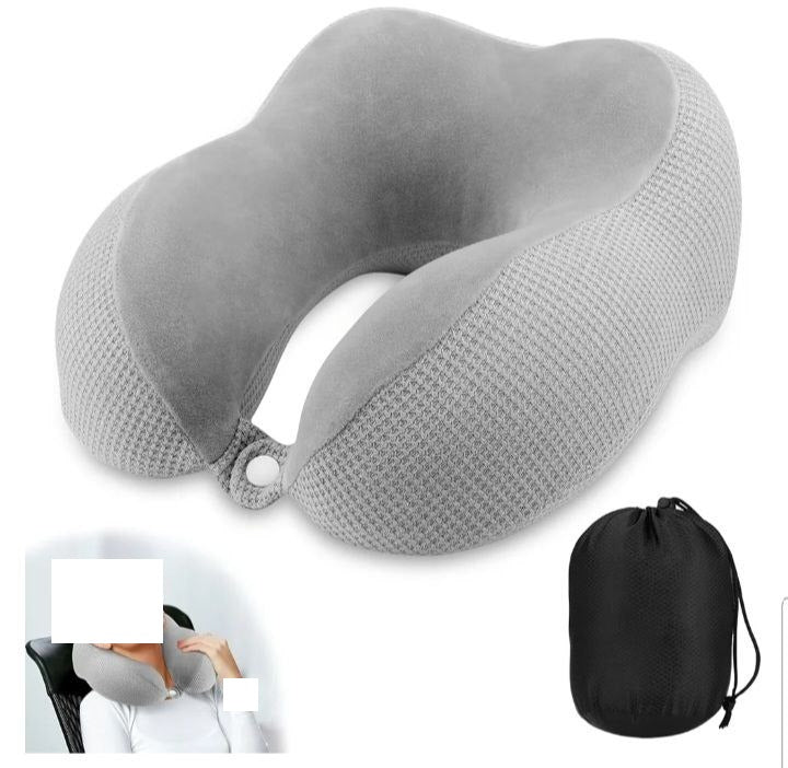 وسادة رقبة ميموري فوم للسفر والاسترخاء