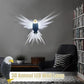 مصباح حديث ومبتكر، جسم نسر مطبوع ثلاثي الأبعاد Applique murale aigle, lampe ombre aigle 3D