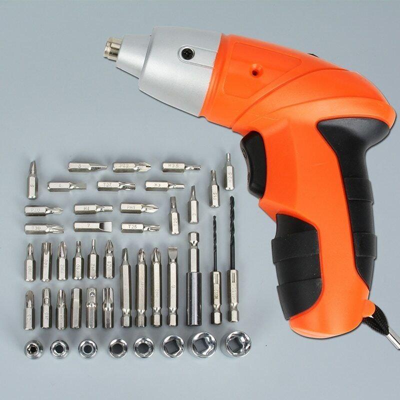 Visseuse 45pcs Hand Drill Ensemble de perceuses sans fil rechargeables