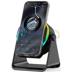 Support audio induction sans fil Bluetooth مكبر صوت بلوتوث متعدد الوظائف لاسلكي