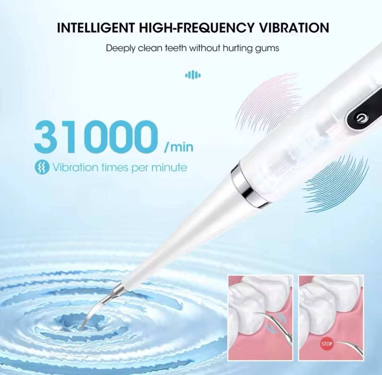 Electric Teeth Cleaner nettoyeur de dents électrique پاك العناية بالأسنان منظف الأسنان الكهربائي