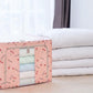 صندوق تخزين قابل للطي للملابس والأغطية واللحف منظم وحقيبة تخزين  Boite Rangement Vetement Pliable Vêtements Boîte De Rangement