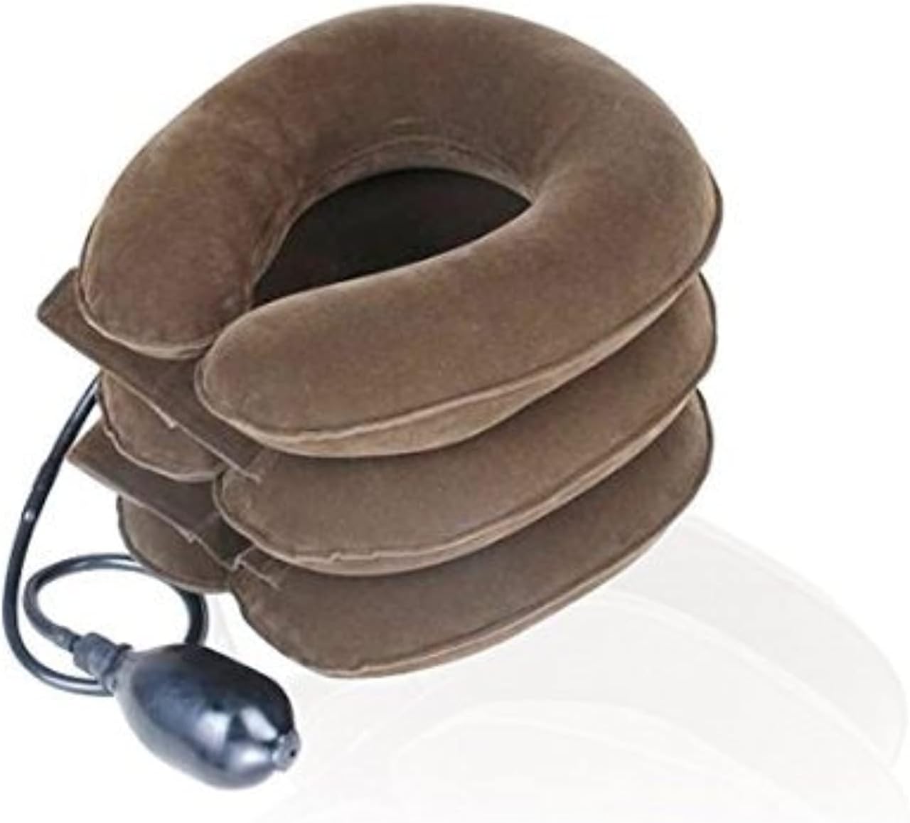 Coussin gonflable pneumatique à 3 niveaux pour tracteurs, support et massage pour la nuque et la colonne cervicale Tractors for cervical spine وسادة هوائية للجرارات قابلة للنفخ لدعم مسند الرقبة للعمود الفقري العنقي ووسادة تدليك