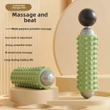Bâton de Massage Vibrant Texturé عصا تدليك اهتزازية محكمة الغلق قابلة لإعادة الشحن