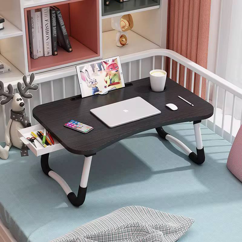 Table de lit pour ordinateur portable, bureau pliable et portable
