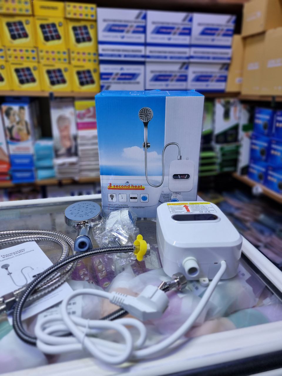 دوش كهربائي سريع التسخين Chauffe-eau instantané avec écran numérique