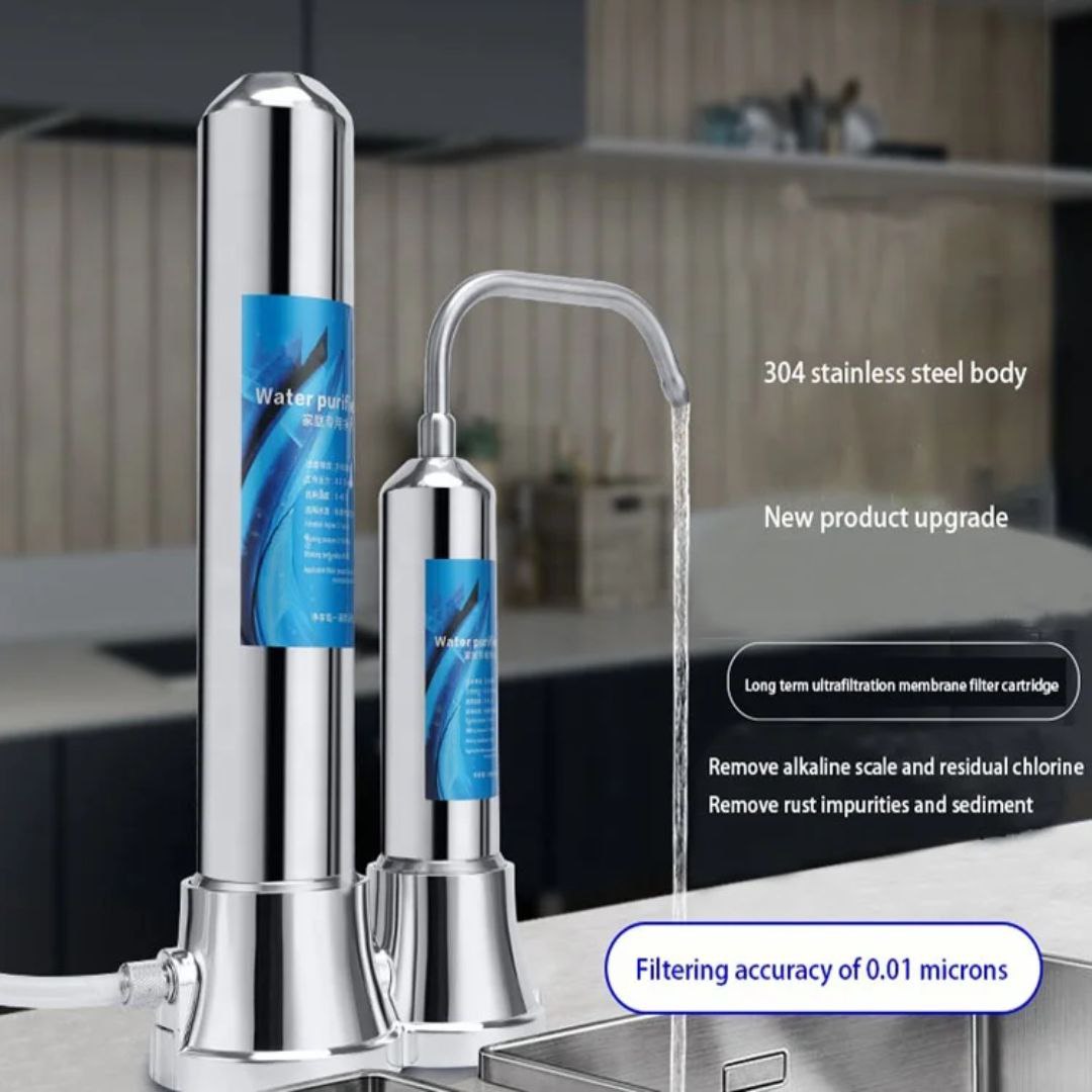 جهاز تنقية المياه المنزلي المصنوع من الفولاذ المقاوم للصدأ purificateur d'eau domestique en acier inoxydable Filtre