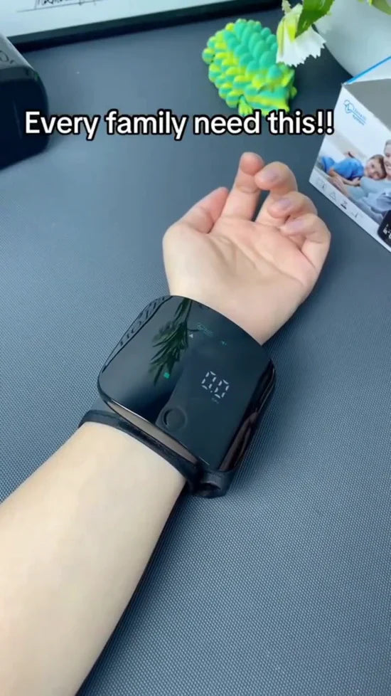 جهاز قياس ضغط الدم المعصمي Tensio-mètre au poignet Tensiomètre numérique appareil tension artrielle avec batterie rechargeable