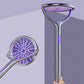 Raquette Électrique Moustiques Rétractable Tête Rotative مضرب كهربائي للبعوض رأس قابل للسحب والدوران، قابل للطي والتمديد، قابل لإعادة الشحن