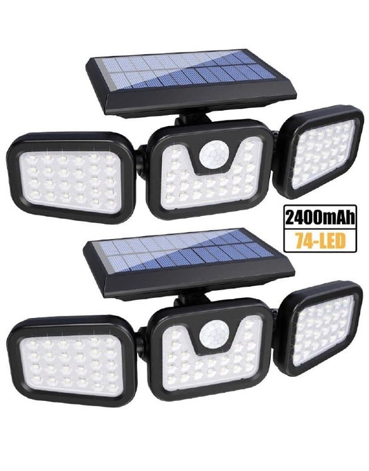 Projecteur solaire extérieur détecteur mouvement كشاف شمسي خارجي بكاشف حركة