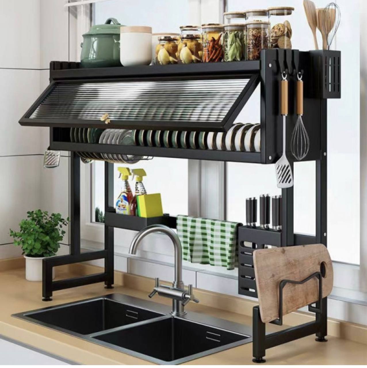 Multi-Functional Storage Leachate RACK رف تخزين متعدد الوظائف للرشح