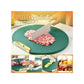 Planche à découper ronde double face en plastique pour les fruits et légumes et Viande لوح تقطيع بلاستيكي دائري مزدوج الجوانب للفواكه والخضراوات واللحوم