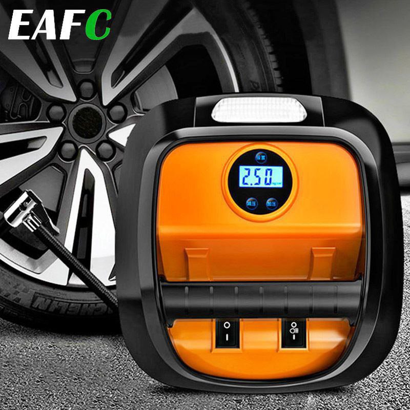 مضخة إطارات السيارة الكهربائية، ضاغط مع شاشة رقمية LED Pompe à pneus électrique pour voiture,compresseur à affichage numérique