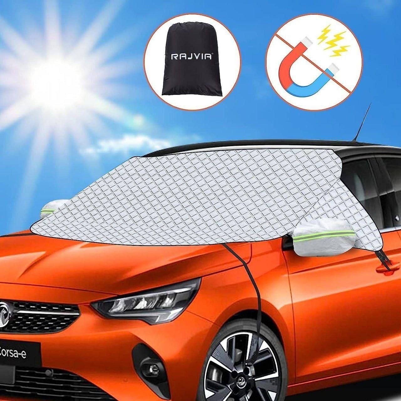 حاجب شمس للسيارة ، غطاء حماية عازلة للحرارة للنافذة الأمامية Pare-soleil de voiture, protection thermique pour le pare-brise