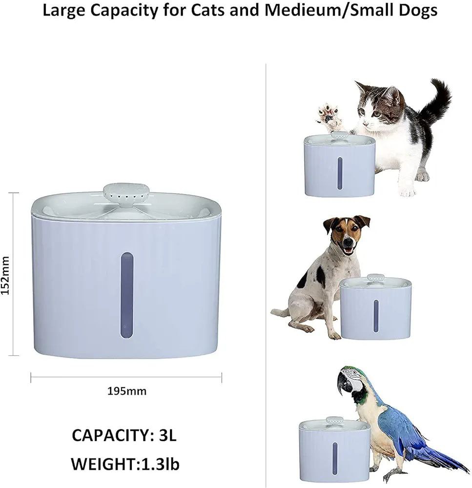 Pet Water Fountain Fontaine pour animaux domestiques