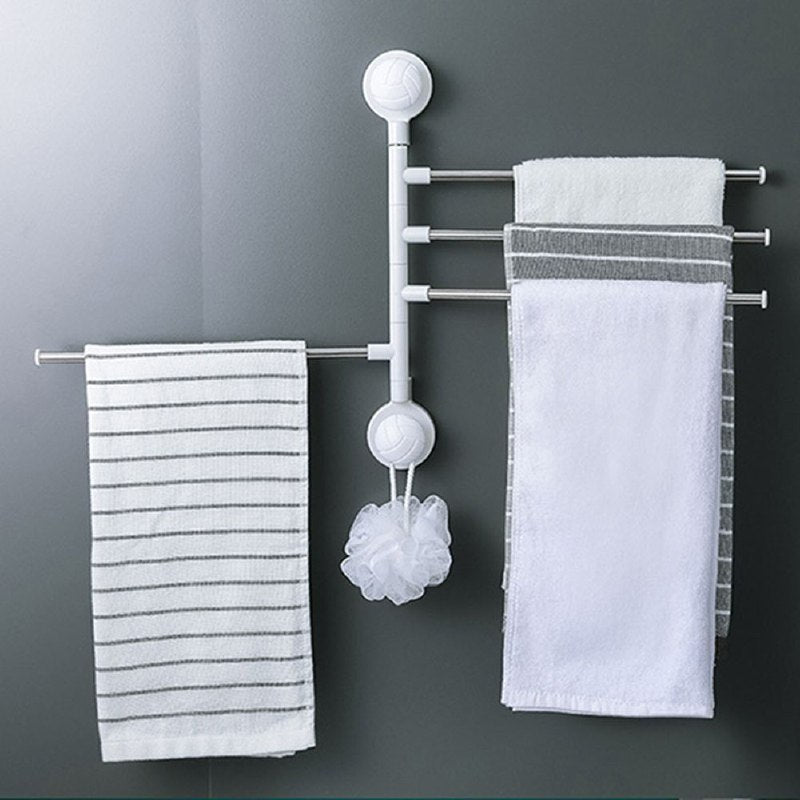Seamless suction cup towel rackPorte-serviettes à ventouse sans couture  رف مناشف بدون درزات مع كوب شفط