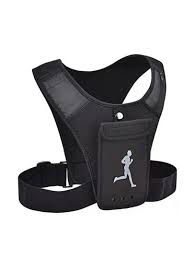 سترة جري على شكل حقيبة الظهر مع حامل للهاتف الخلوي Gilet