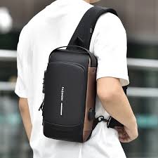 sac à bandoulière antivol imperméable حقيبة كتف مقاومة للماء ومضادة للسرقة