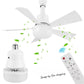 Ventilateur de plafond avec éclairage, télécommande, ampoule, 3 couleurs d'éclairage مروحة سقف مزودة بإضاءة، وجهاز تحكم عن بعد، ومصباح، وثلاثة ألوان إضاءة