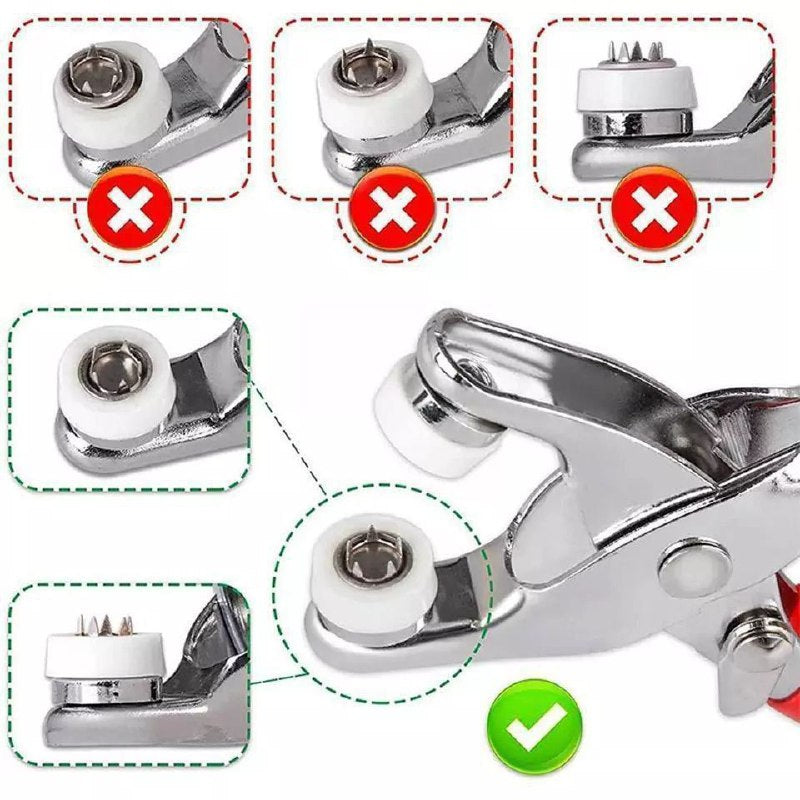 حزمة مشبك التثبيت والأزرار للملابس والأقمشة والحرف اليدوية Pack Pince De Fixation et Boutons pour les Vêtements