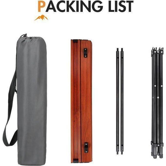 طاولة نزهة وتخييم قابلة للطي من الألمنيوم 52 سم Table de pique-nique et camping pliante en aluminium