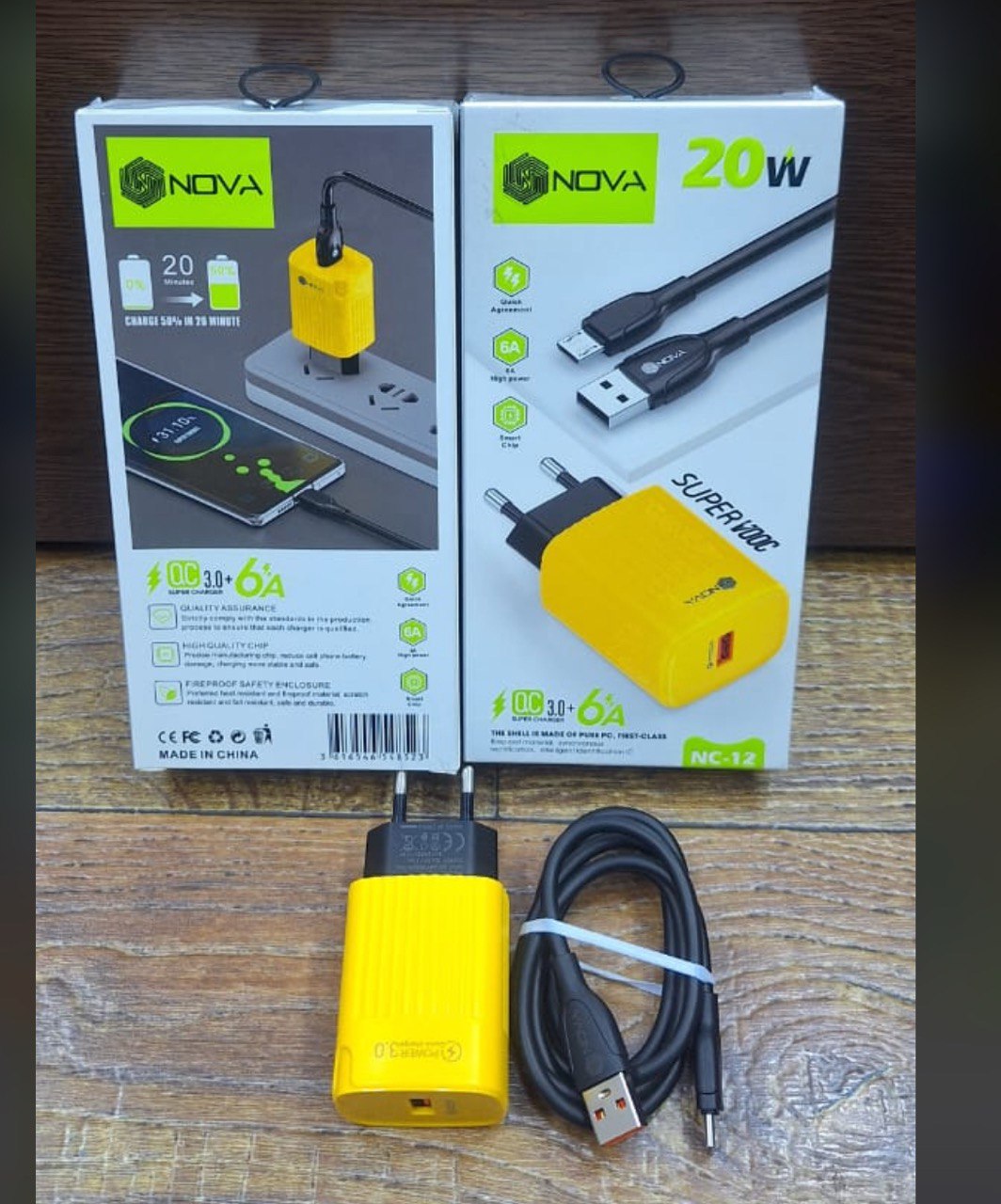 Cable Chargeur 6A 20W NOVA NC-12